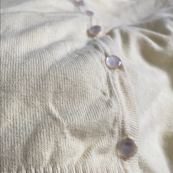 Baby Yellow Button up Knit Cardigan - Picture 5 of 5